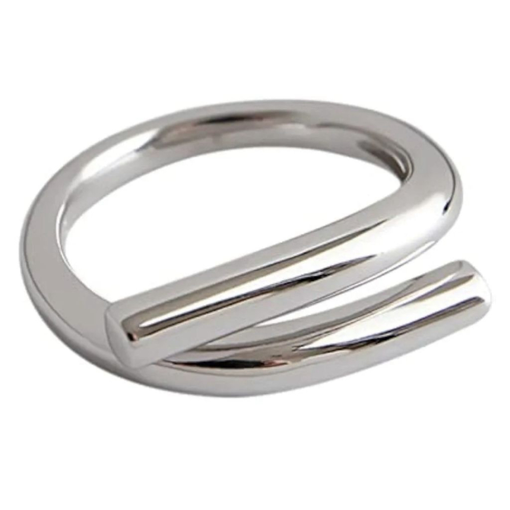 Unisex Solid Wrap 925 Sterling Silver Band Ring, Adjustable‎ - Picture 4 of 15